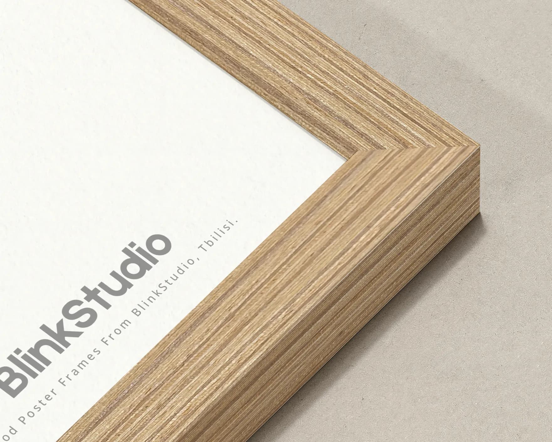 Linen Woody ხის ჩარჩო