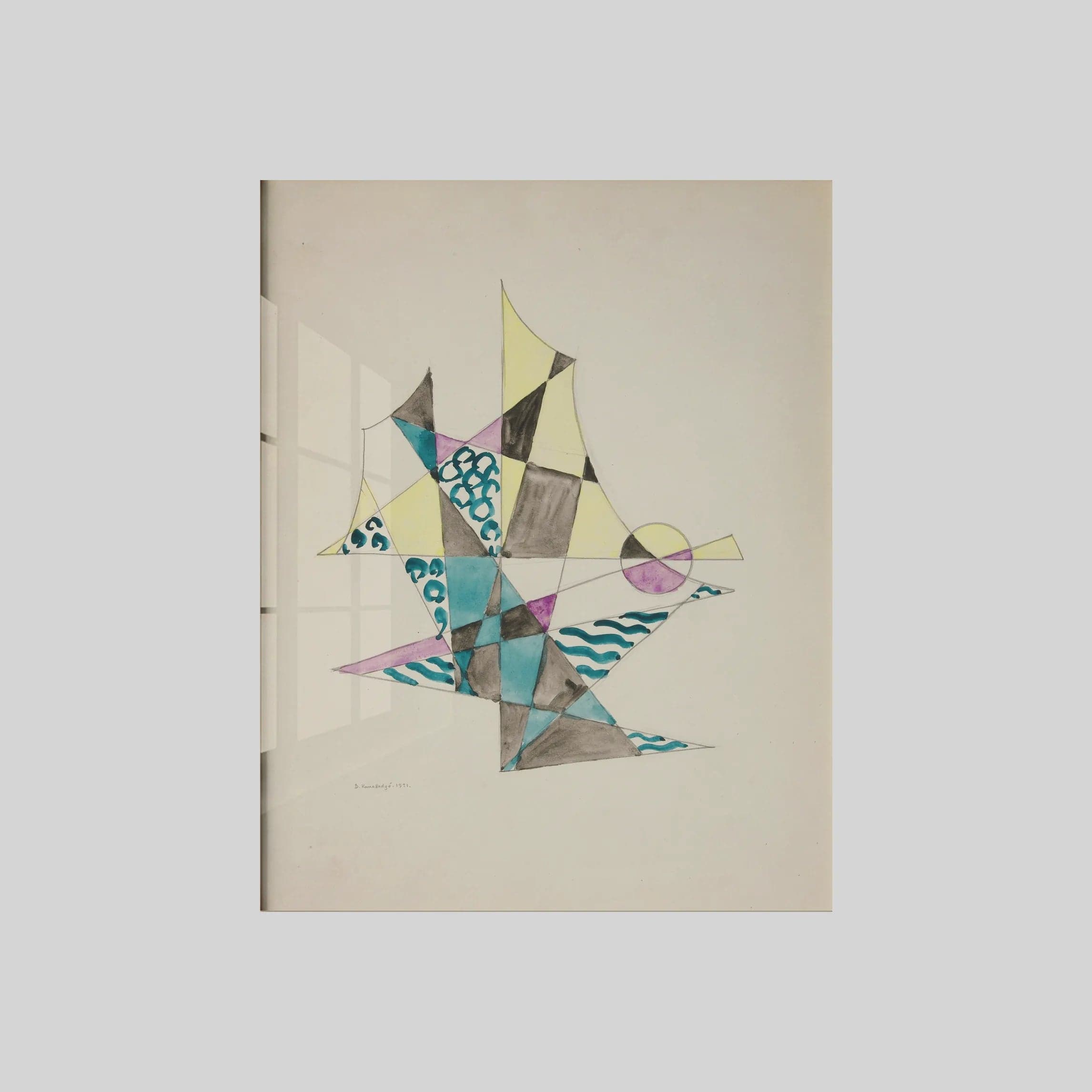 Abstraction Based on Sails, I (1921)