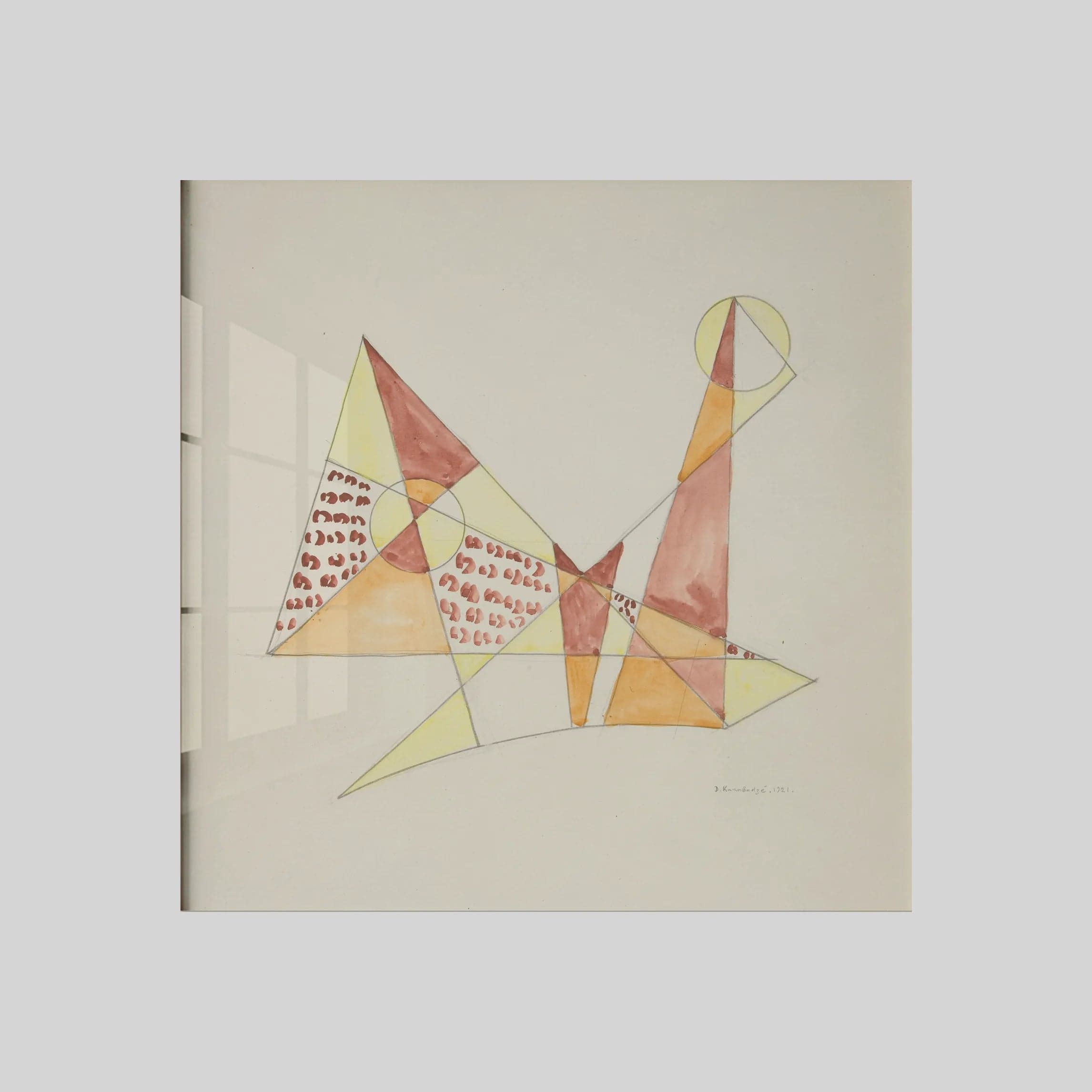 Abstraction Based on Sails, III (1921)