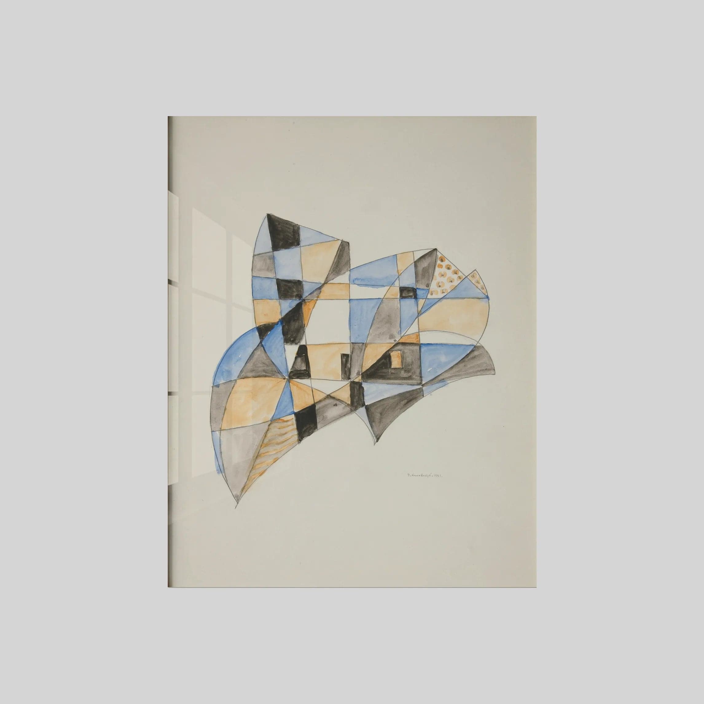 Abstraction Based on Sails, V (1921)