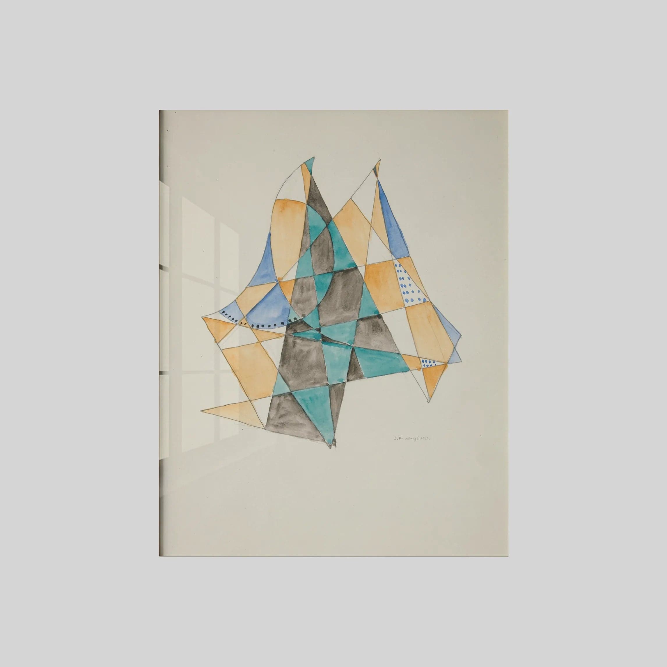 Abstraction Based on Sails, VII (1921)