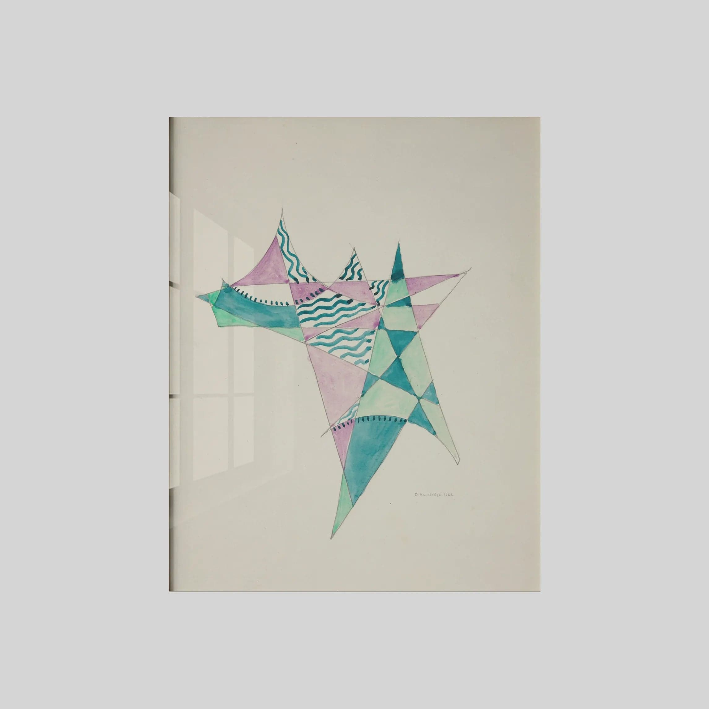 Abstraction Based on Sails, VIII (1921)