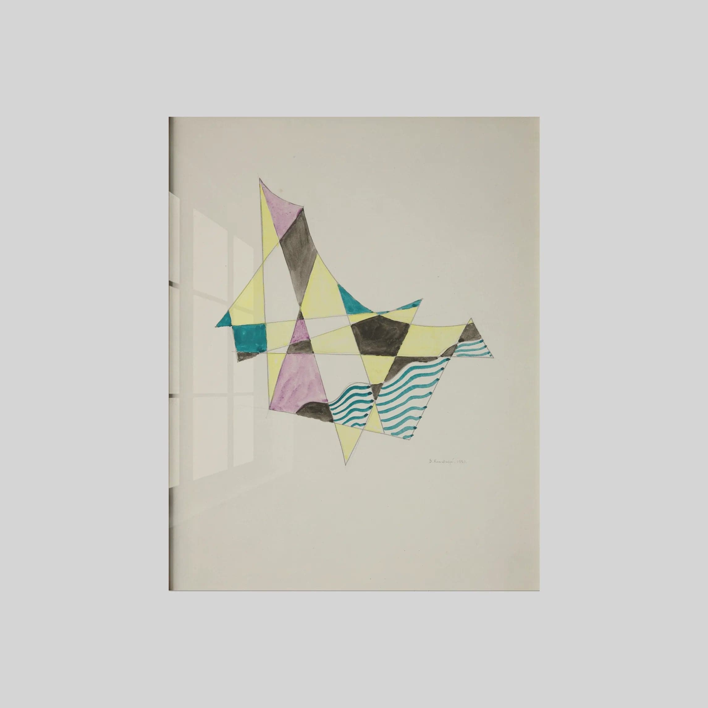 Abstraction Based on Sails, X (1921)