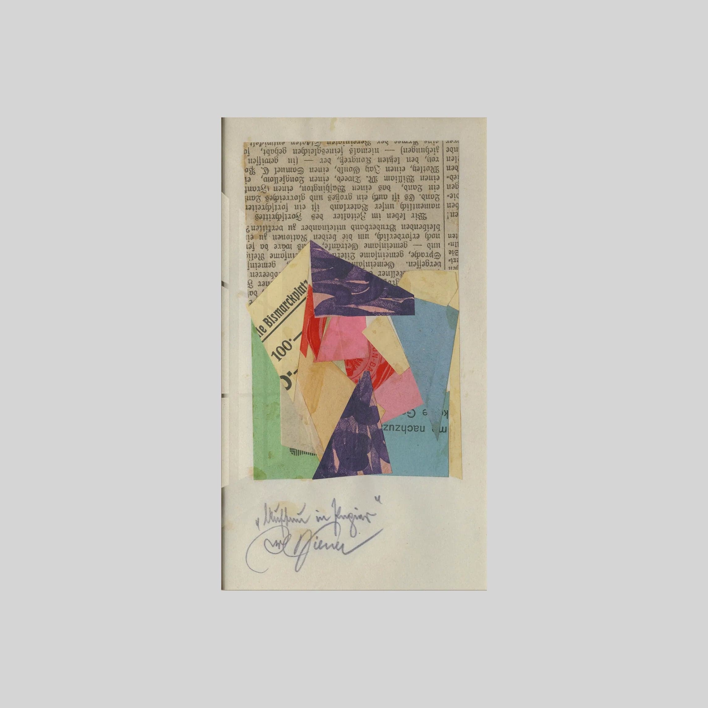 Aufbau in Papier (around 1923)