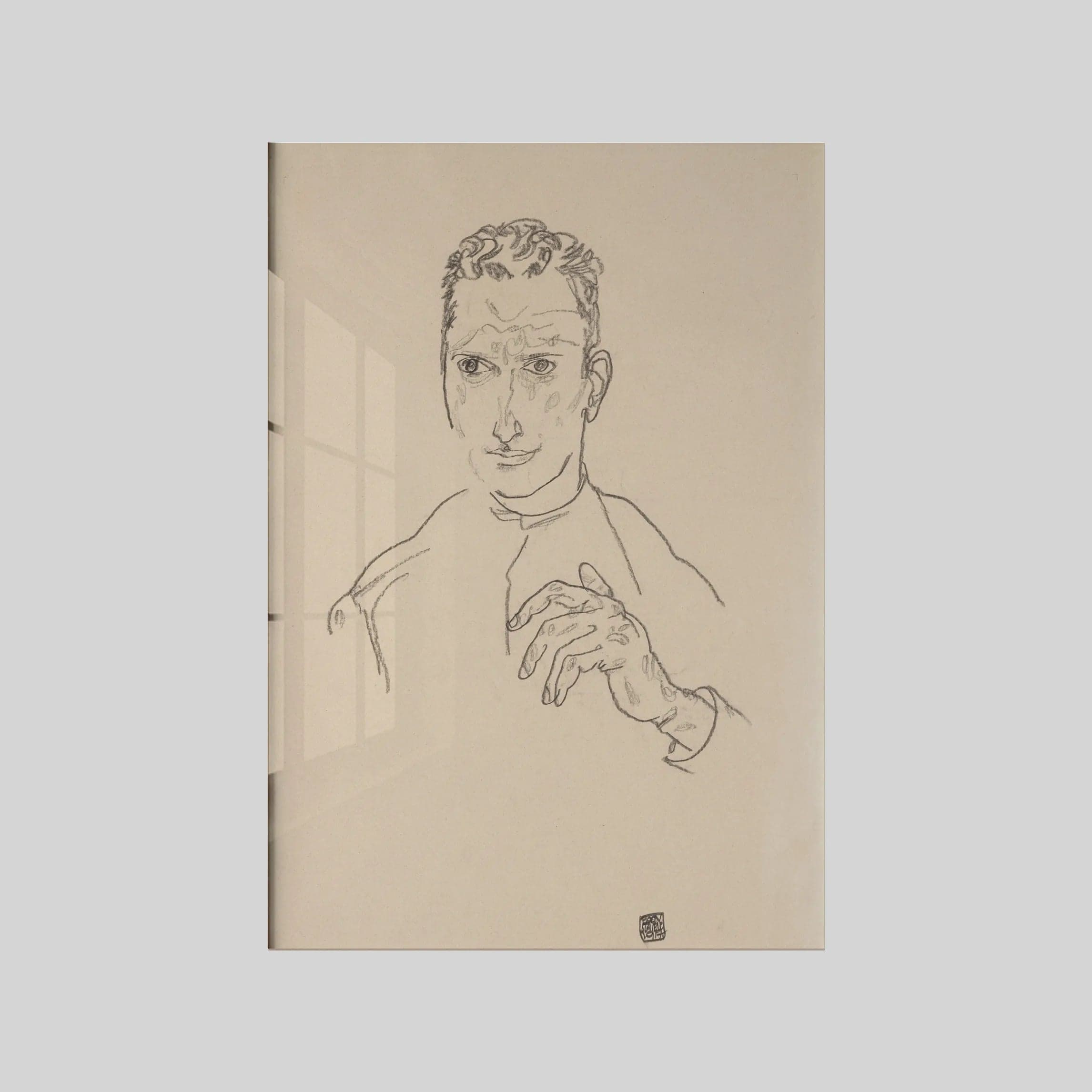 Brustbild eines jungen Mannes (1917)