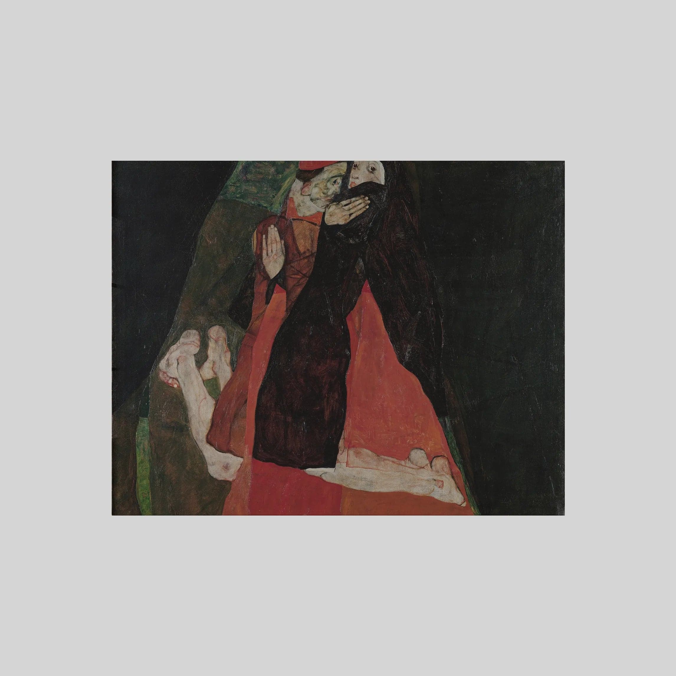 Cardinal and Nun (Caress) (1912)