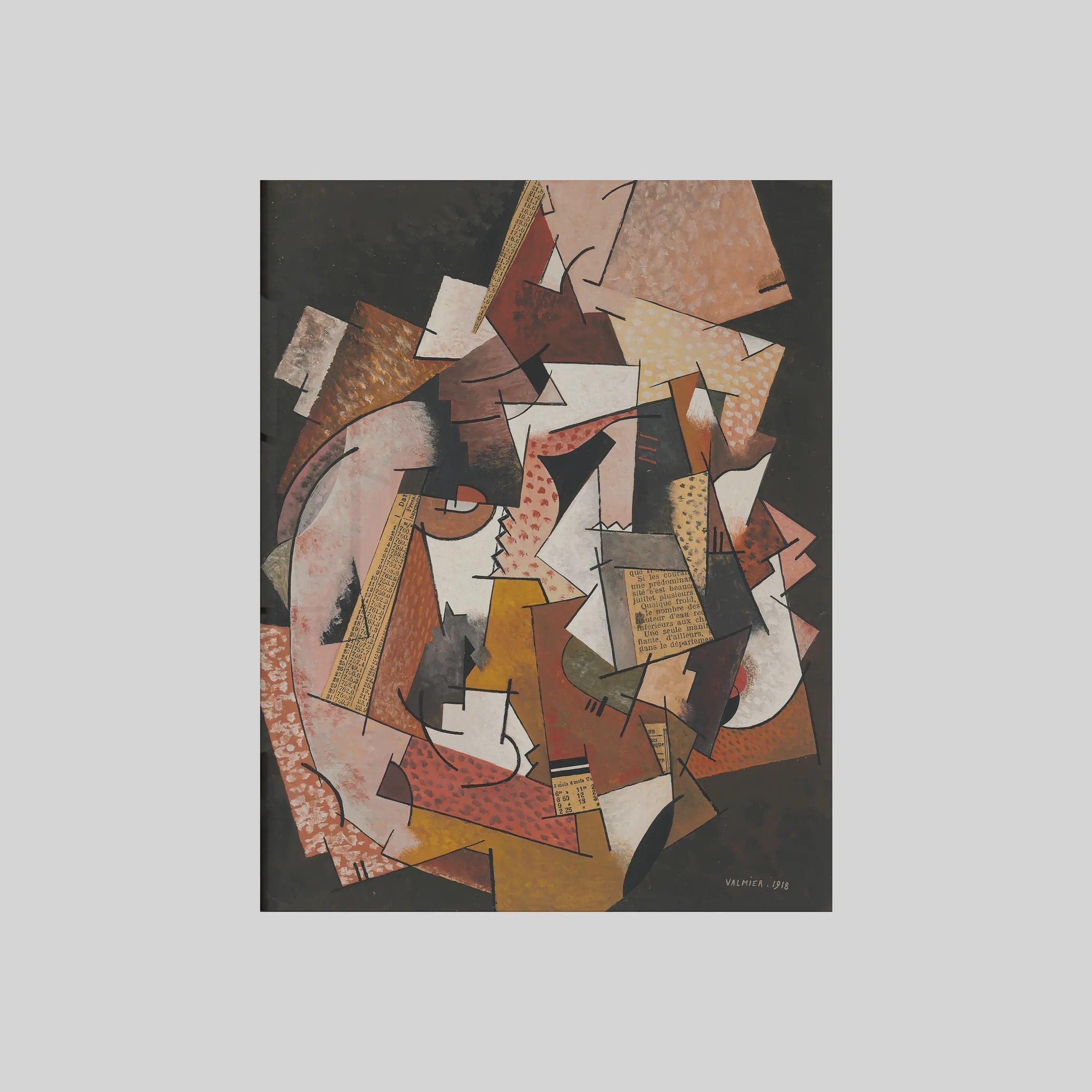 Composition au papier journal (1918)