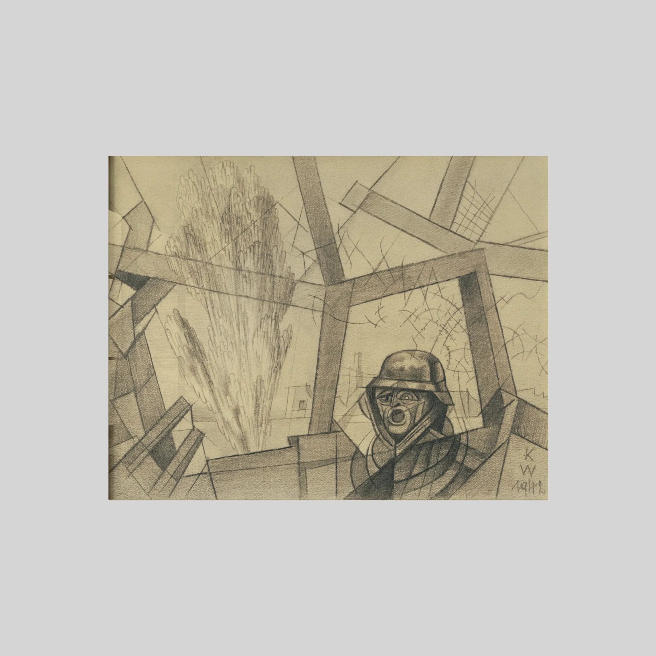 Deutscher Soldat im Trommelfeuer (1942)