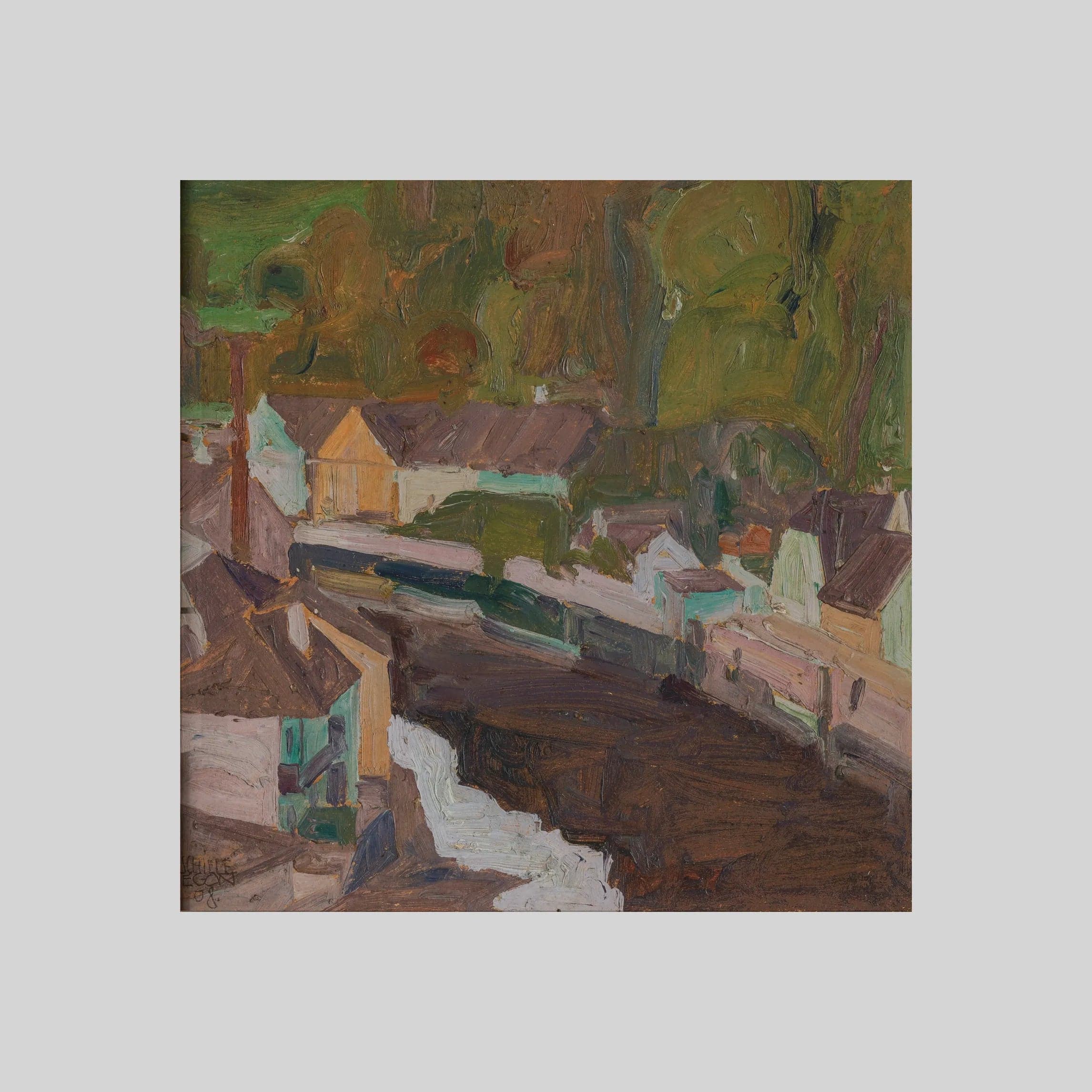 Dorf am Fluss II (1908)