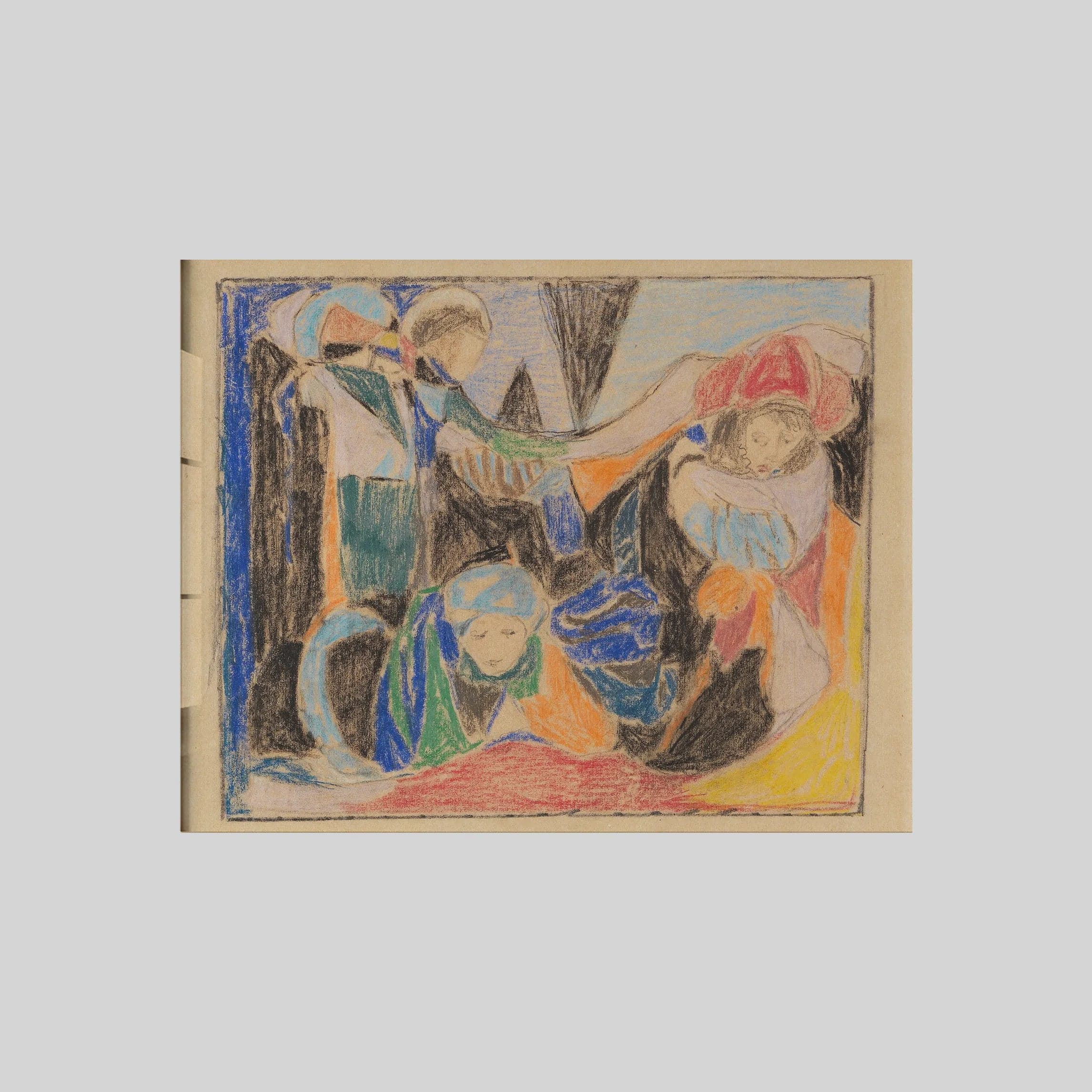 Drei Figuren in Landschaft (1920)