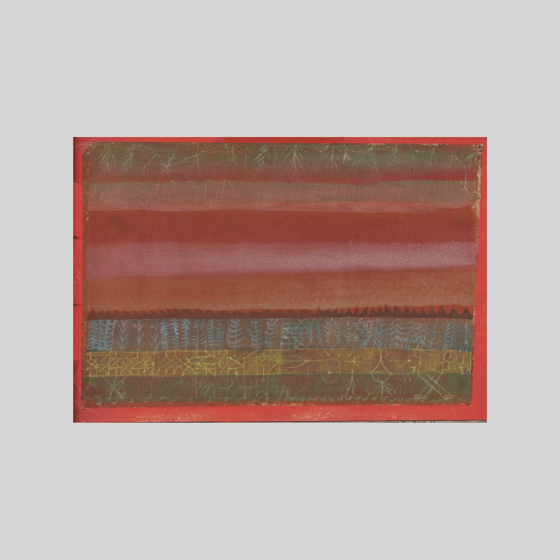 Ebene Landschaft (Flat Landscape) (1924)