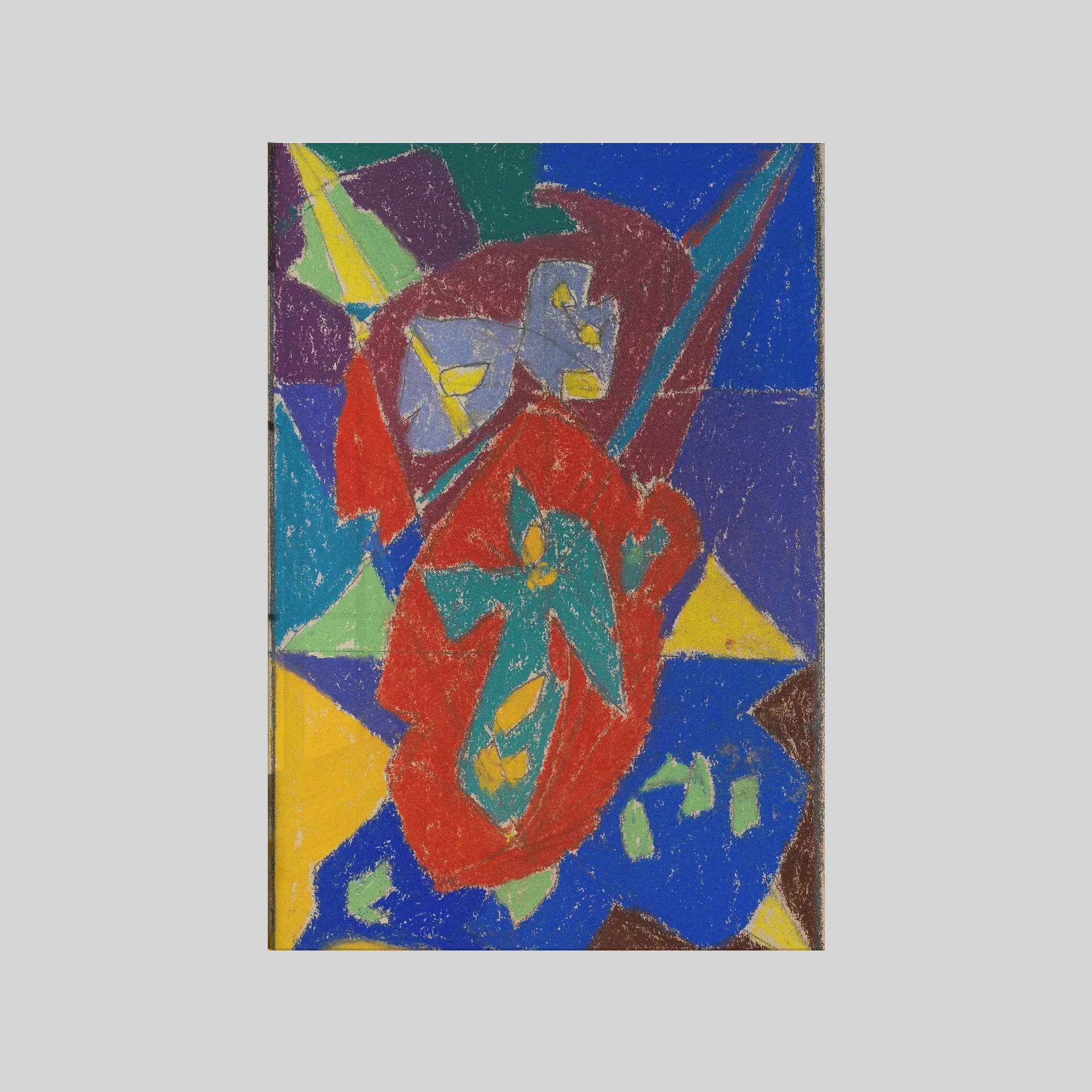 Engel auf rotem Fond (1925)