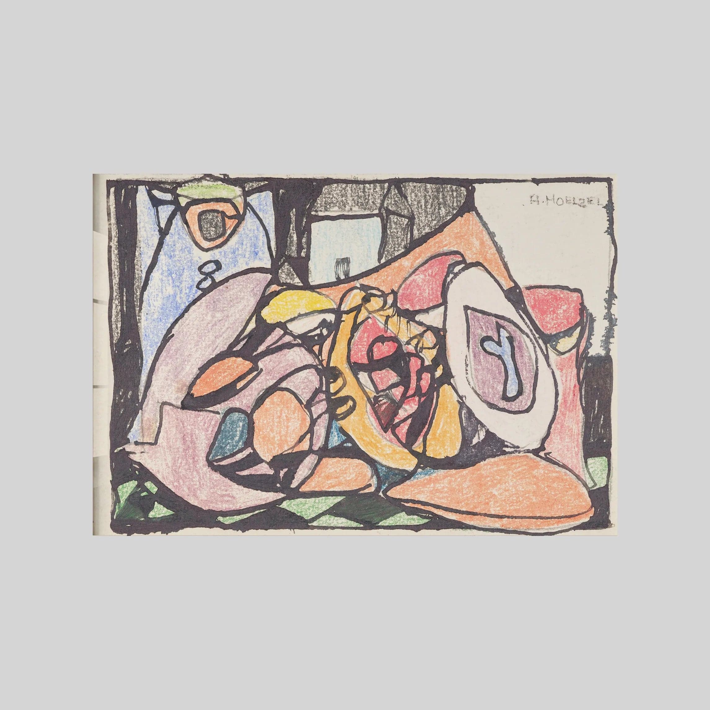 Farbige Einladungskarte (1922)