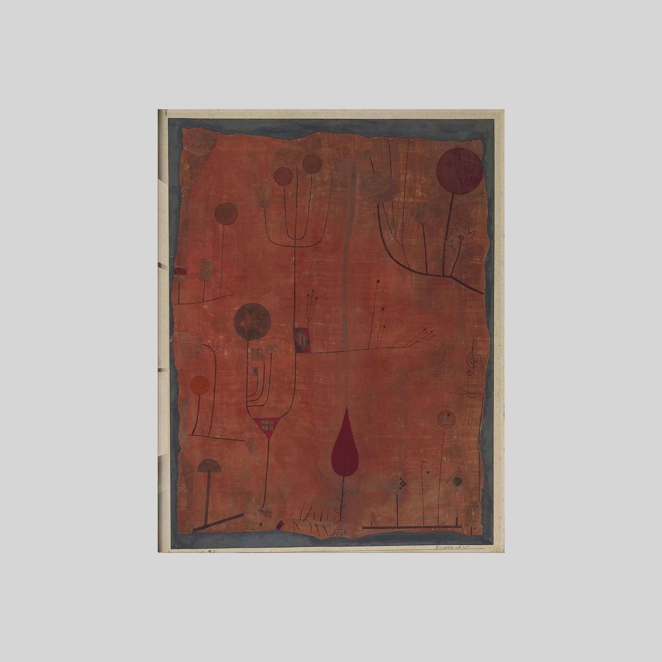 Fruits on Red (1930)