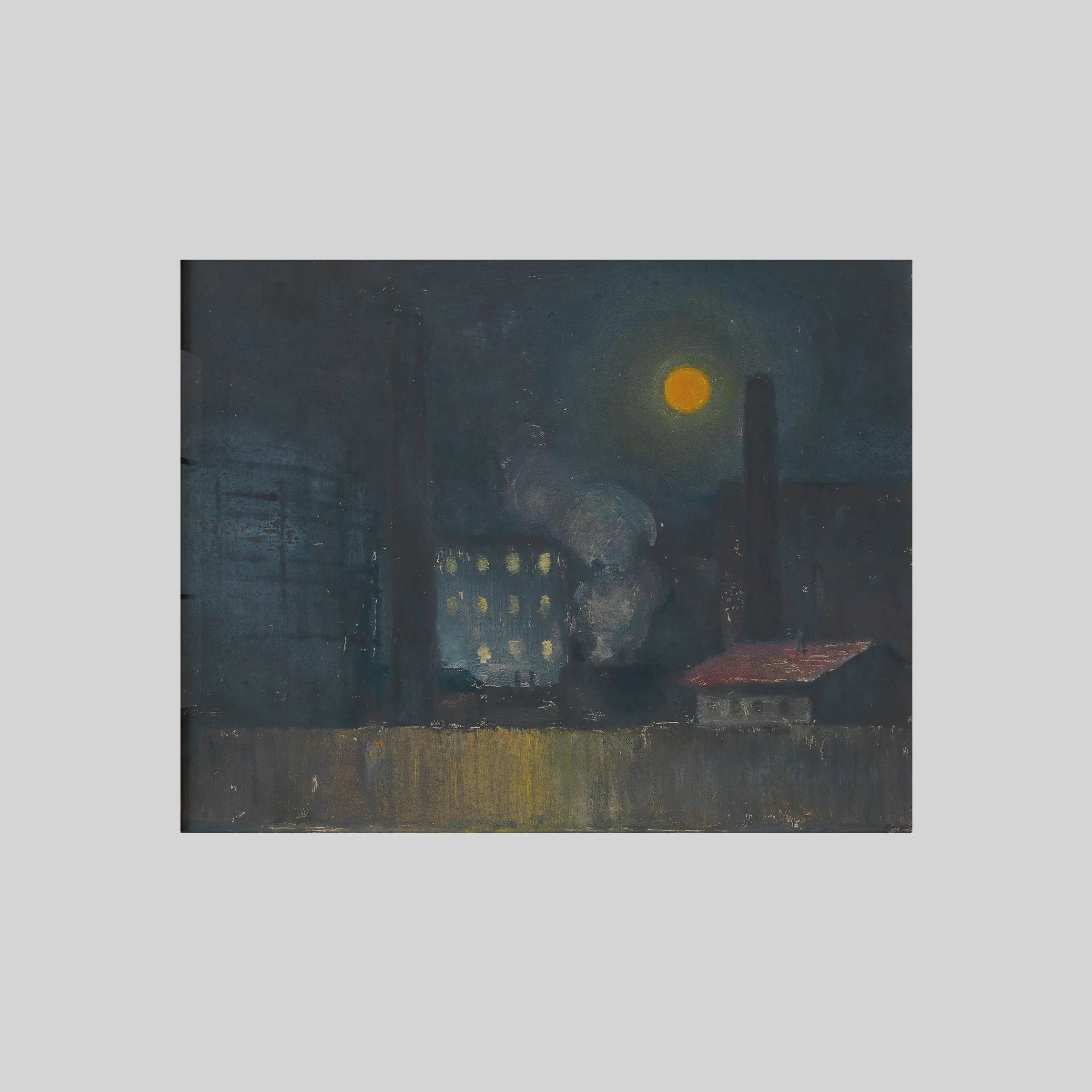 ‘Gaswerk’ im Mondlicht (around 1935)