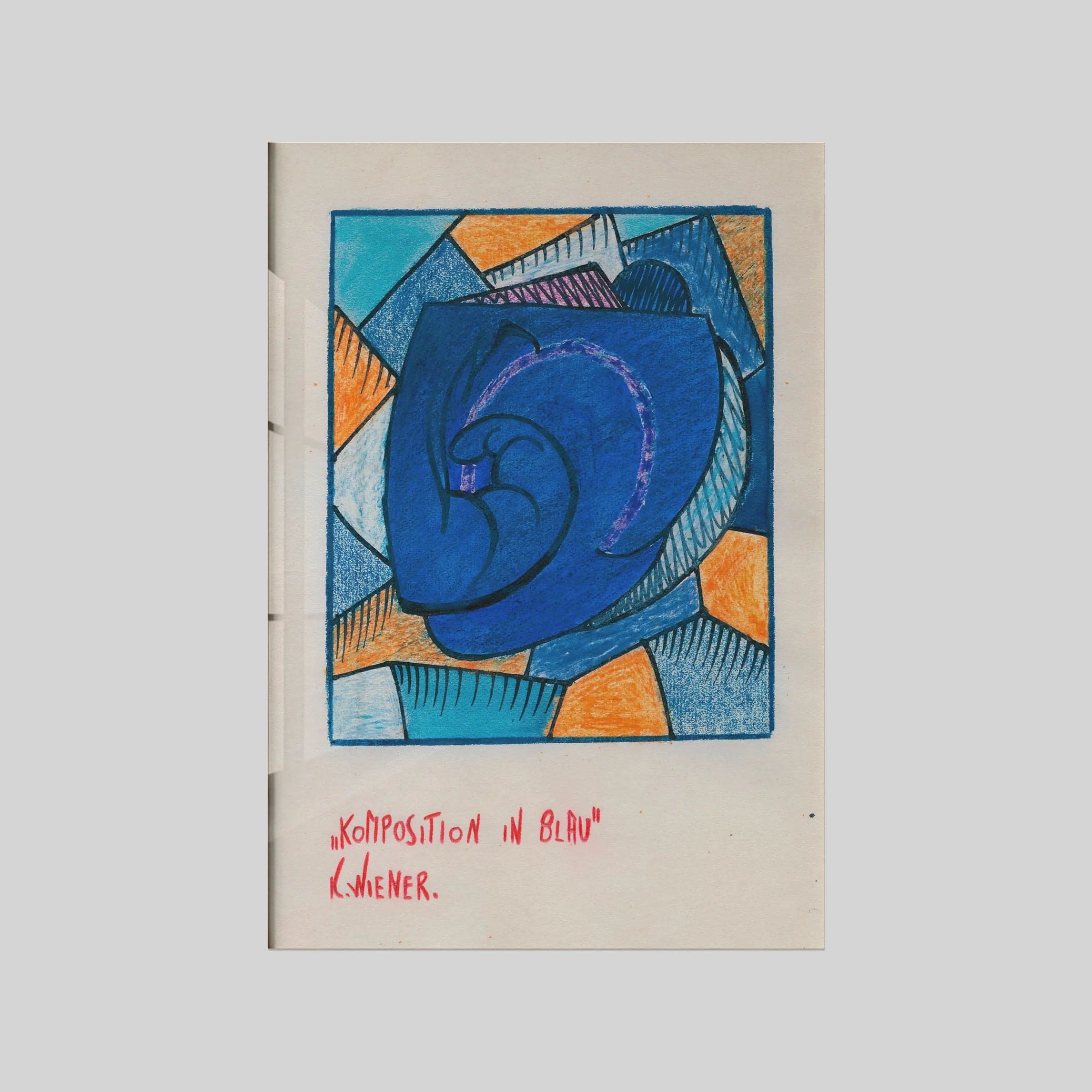 Komposition in Blau (around 1921)