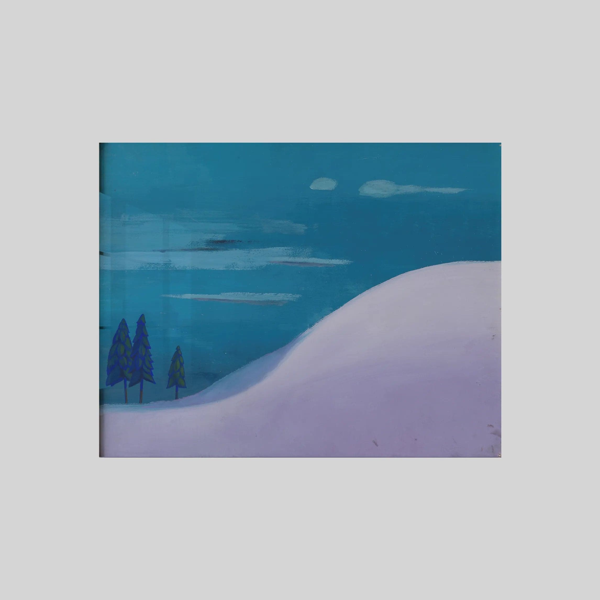 Landschaft in Blau-Lila (1943)