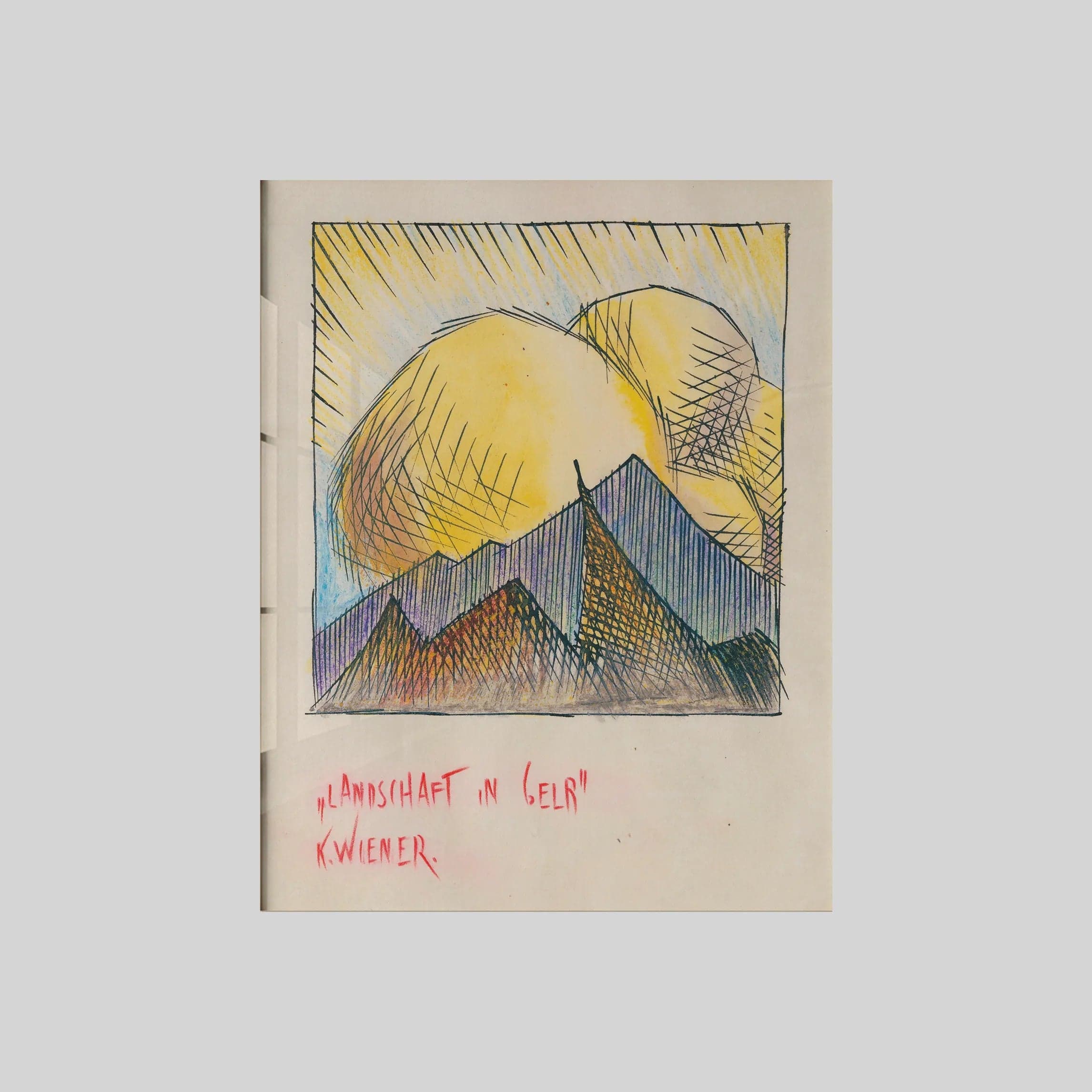 Landschaft in Gelb (around 1921)