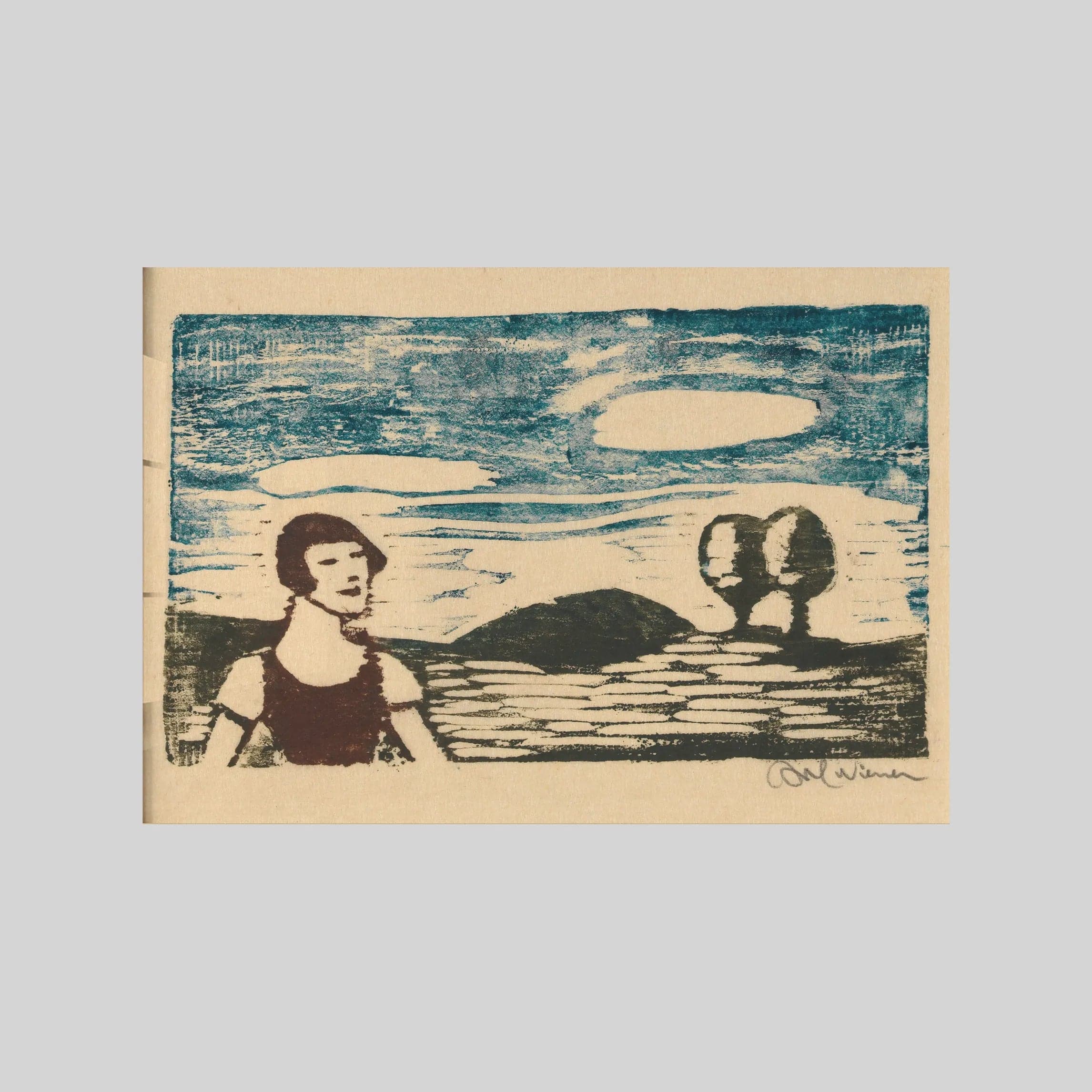 Landschaft mit Frau (around 1930)