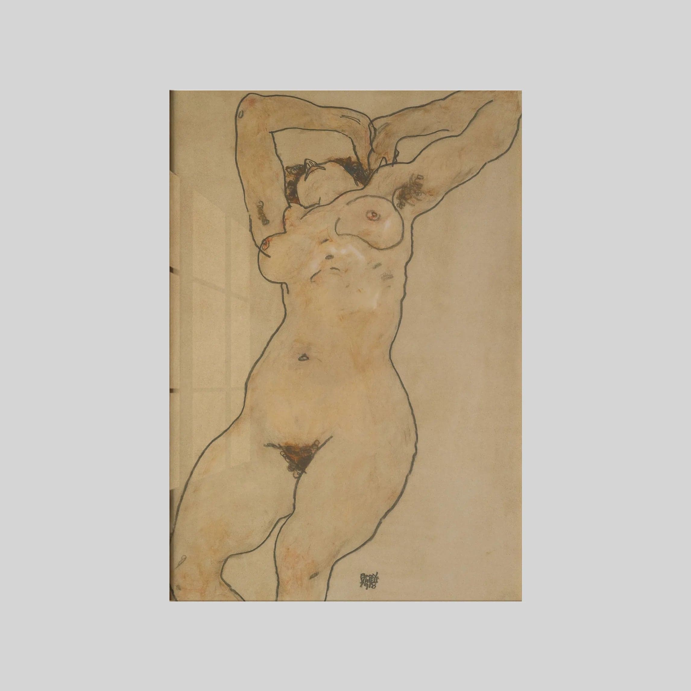 Liegende (Reclining Nude) (1918)