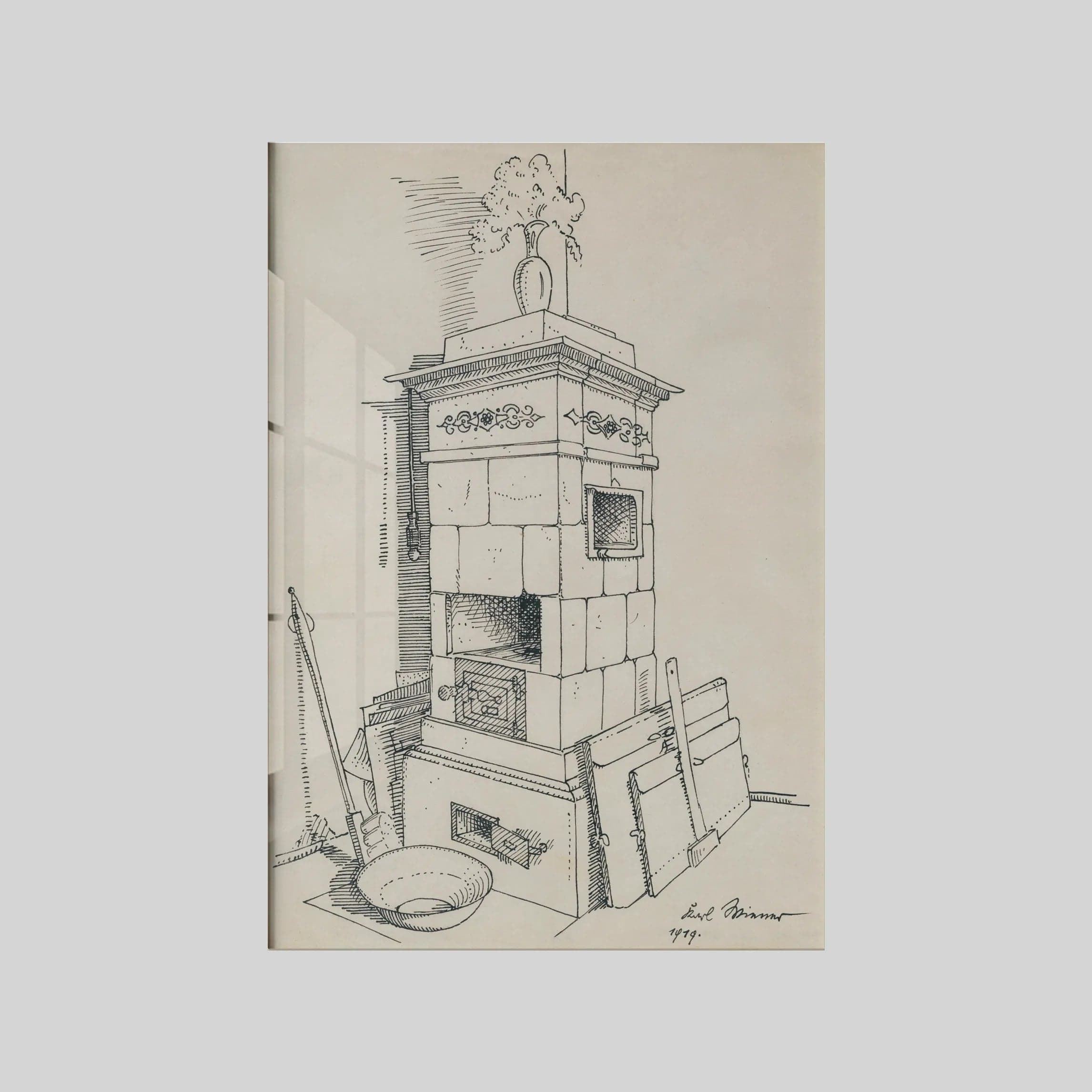 Ohne Titel (Kachelofen)