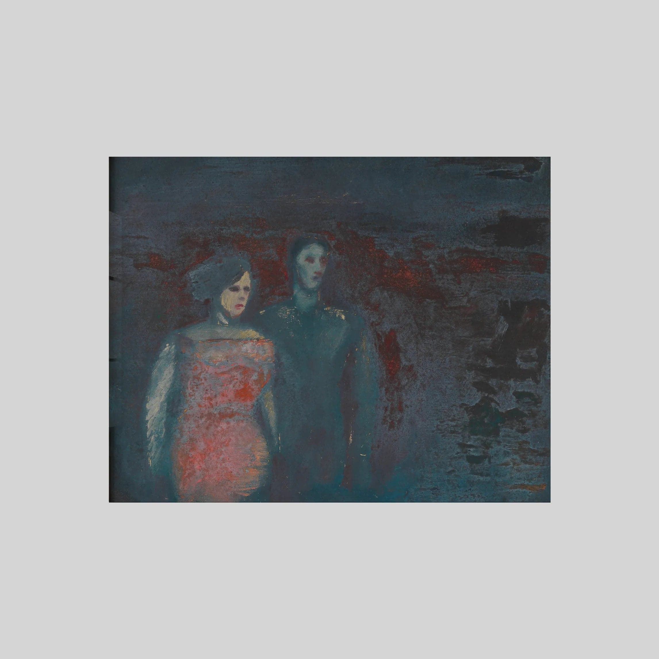 Ohne Titel (Mann in Landschaft) (ca. 1930)