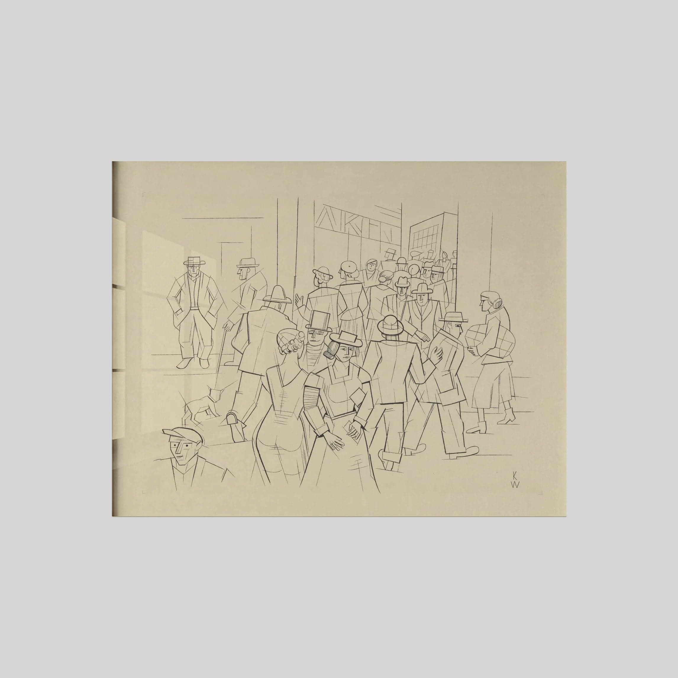 Ohne Titel (Passanten) (around 1933)