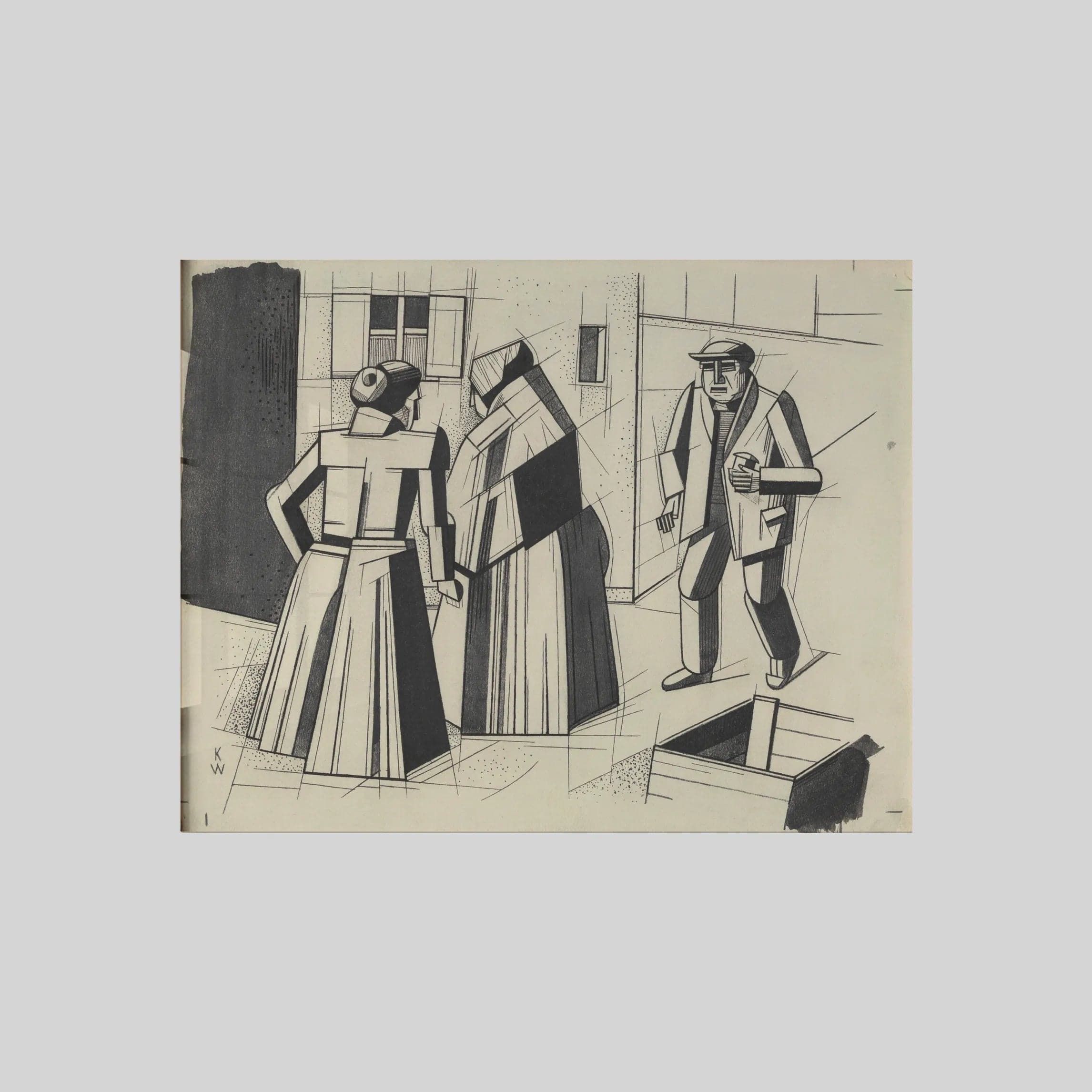 Ohne Titel (Zwei Frauen, ein Mann)