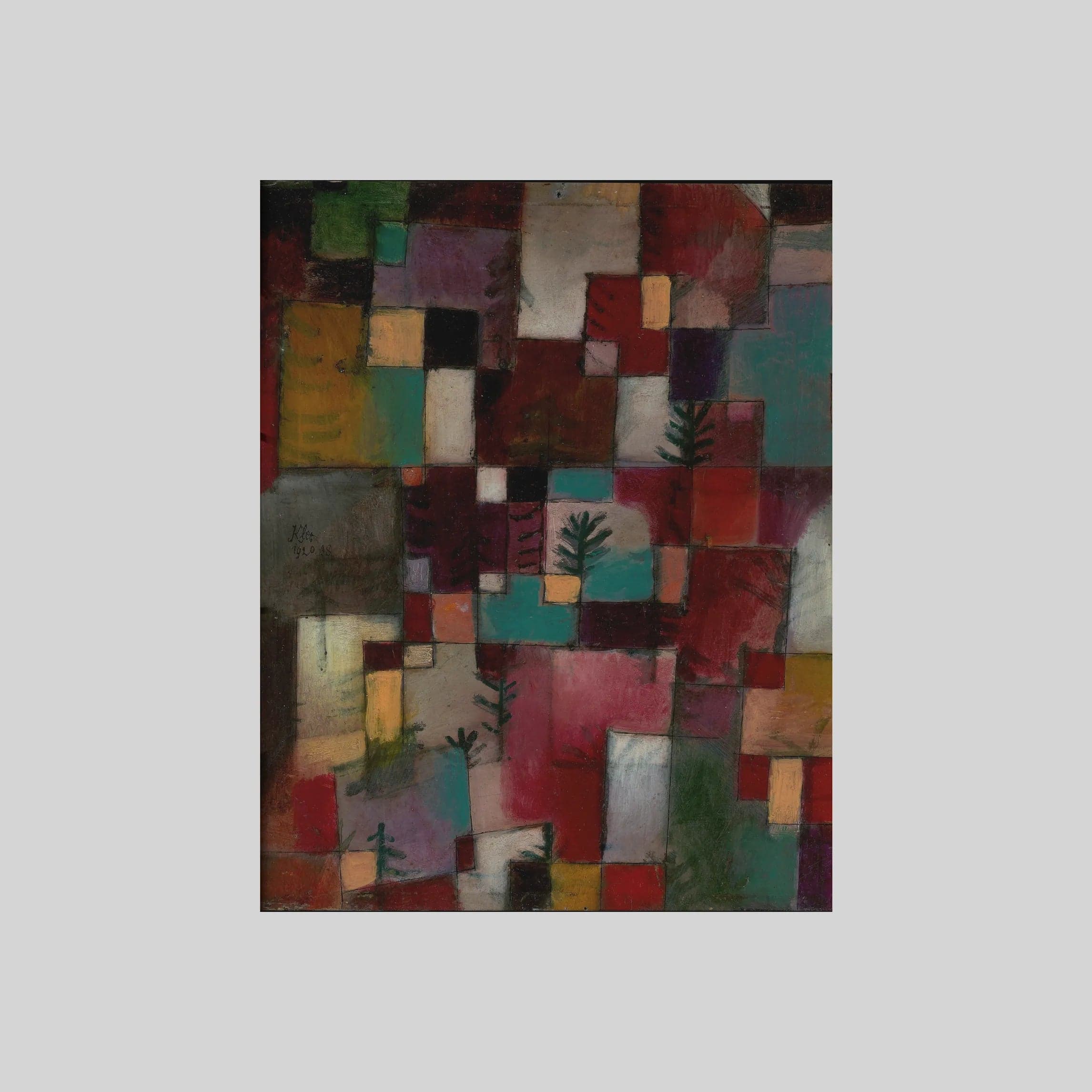 Redgreen and Violet-Yellow Rhythms (1920)