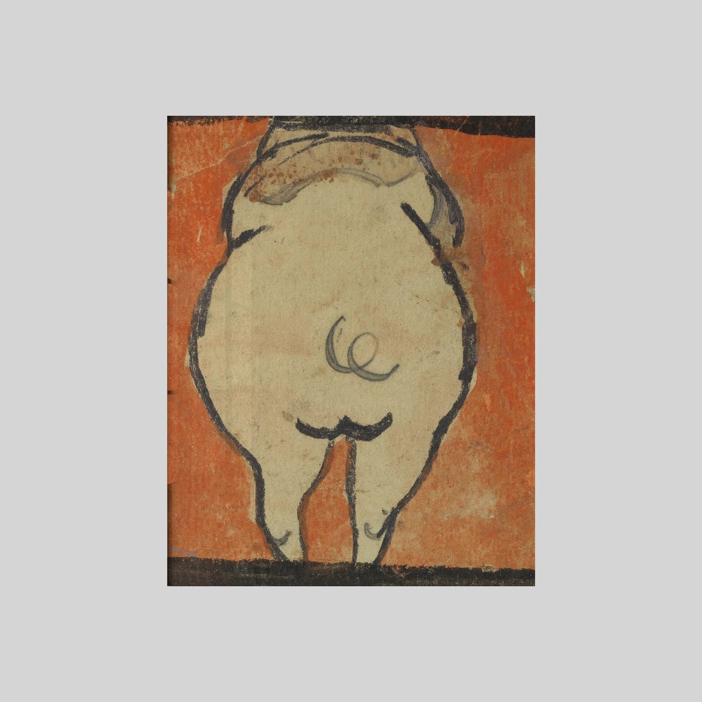 Schwein von hinten (1918)