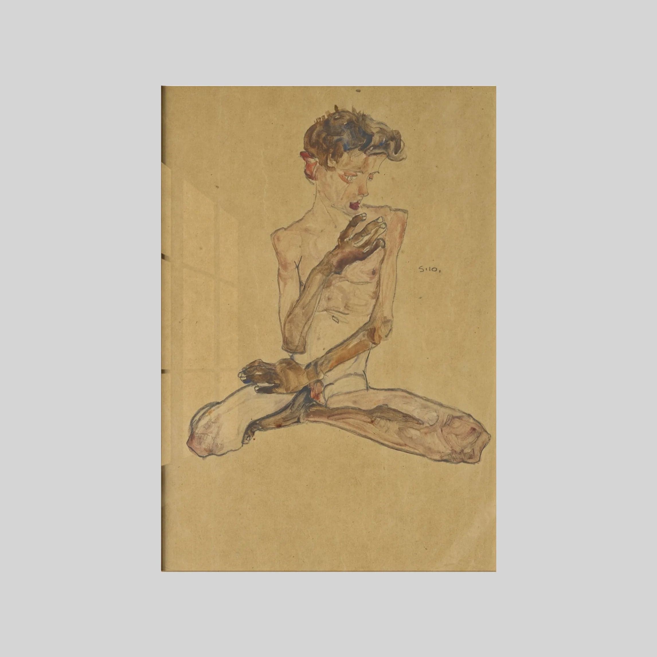 Sitzender Junge (Seated Boy) (1910)