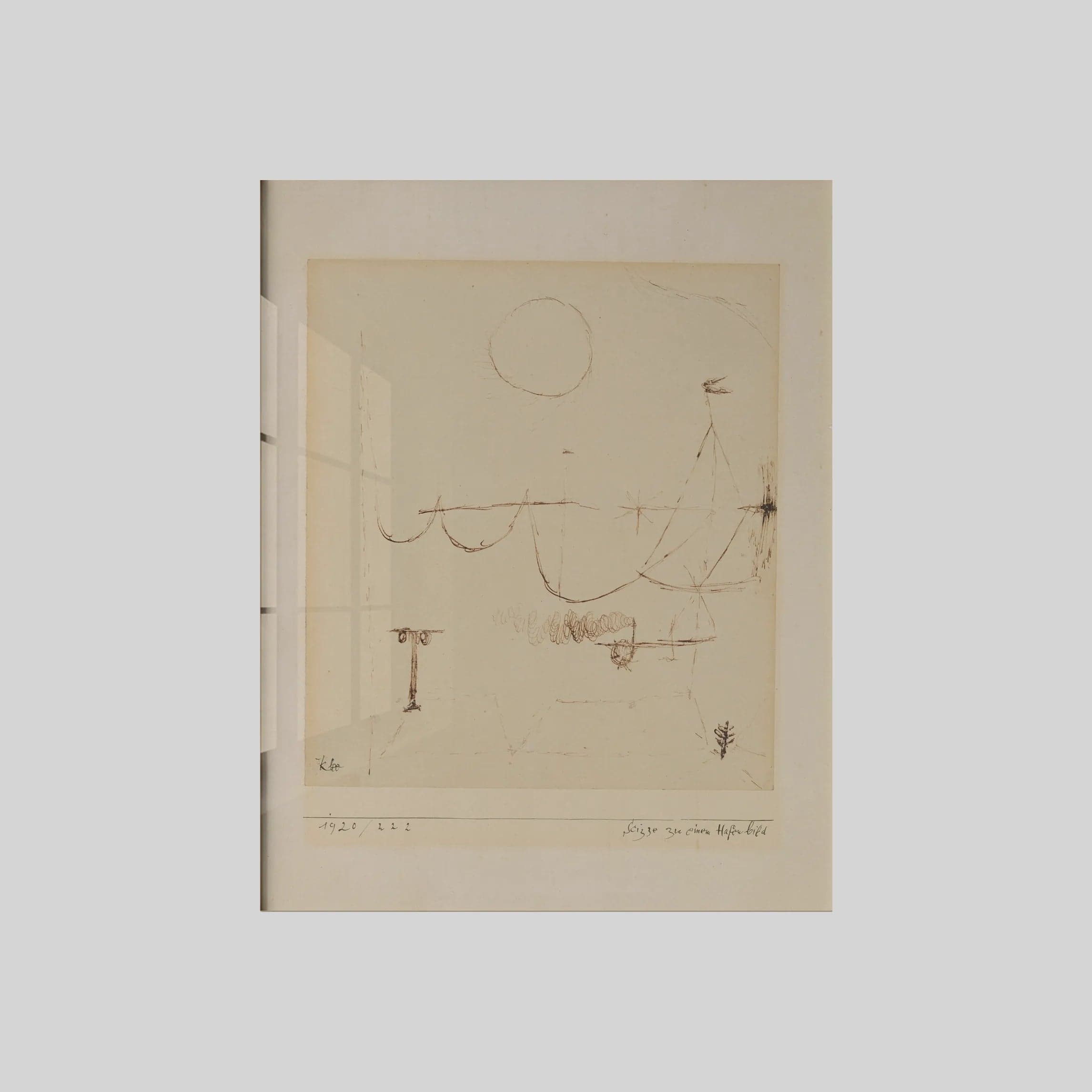 Skizze zu einem Hafenbild (1920)