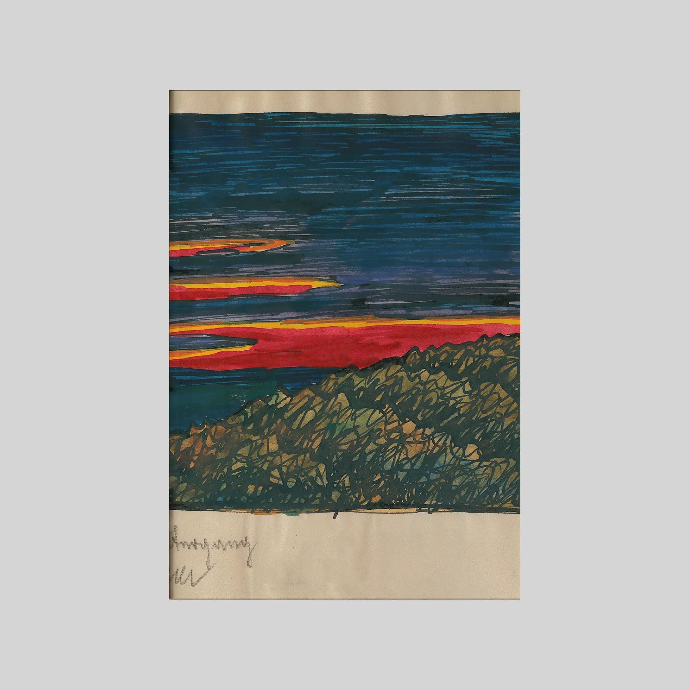 Sonnenuntergang (around 1921)