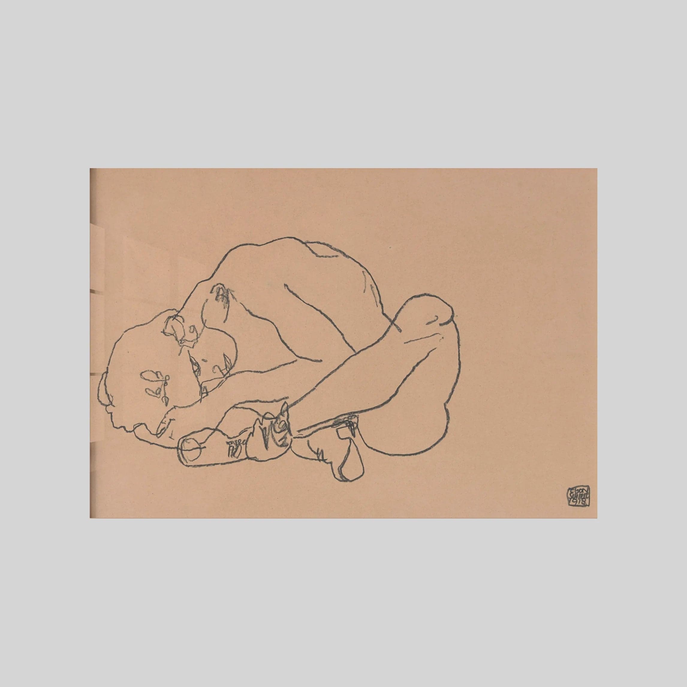 Squatting Woman (1918)