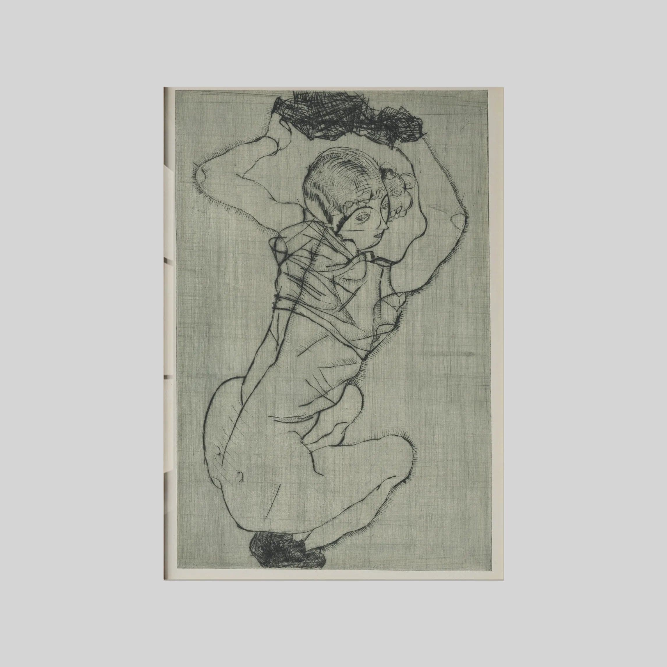 Squatting Woman (Kauernde) (1914)