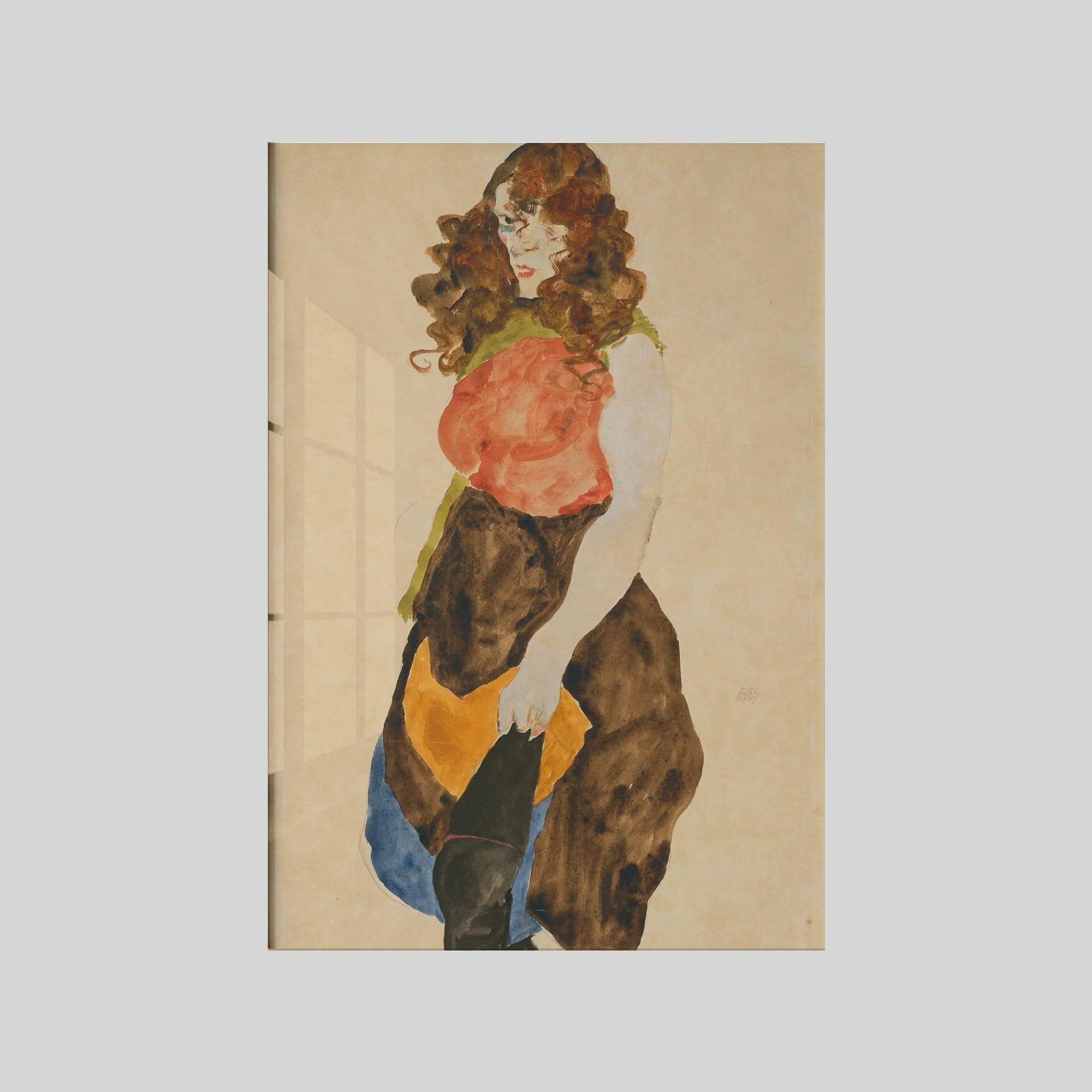 Stehende Frau (Dirne) (1912)