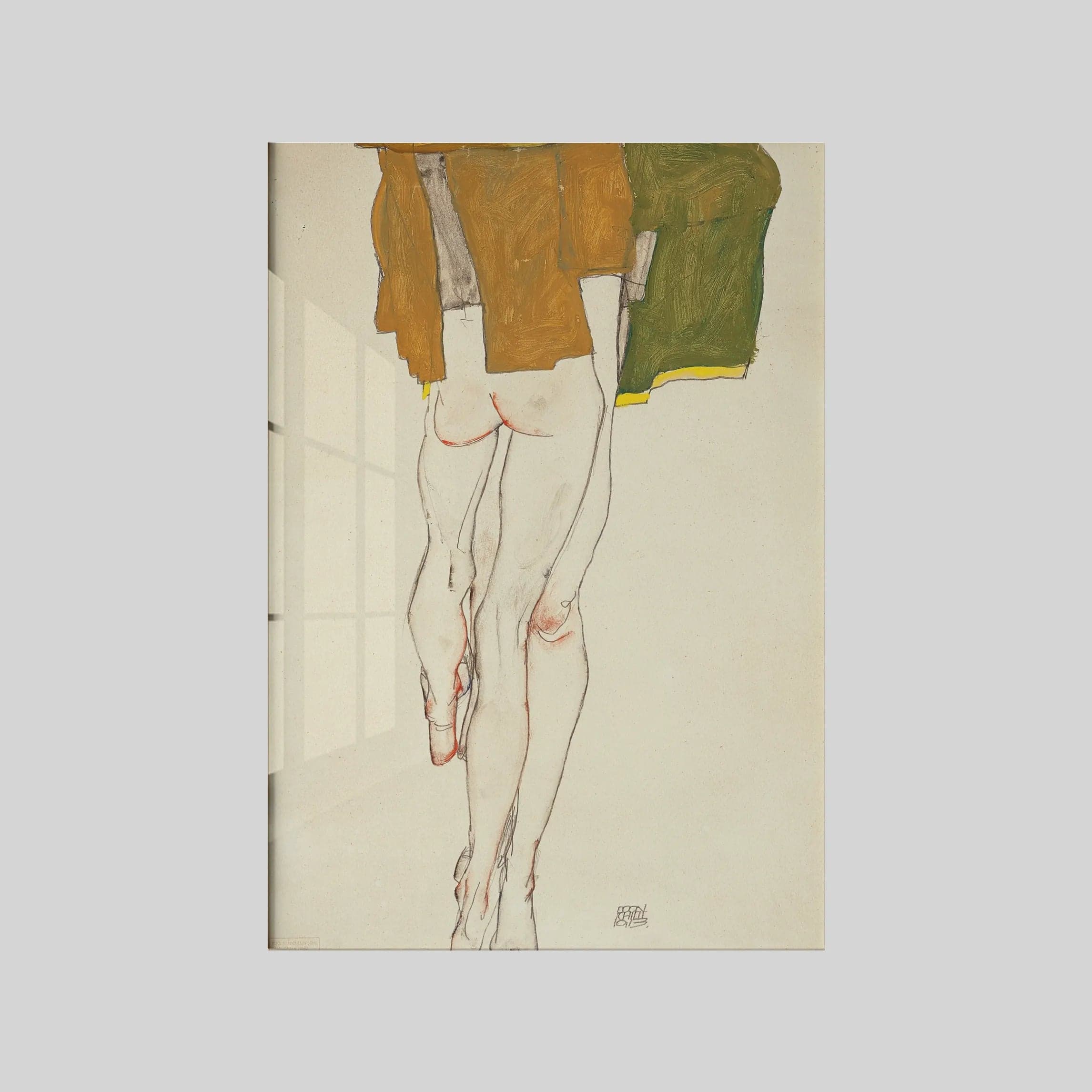 Stehende halbnackte Torsi (1913)