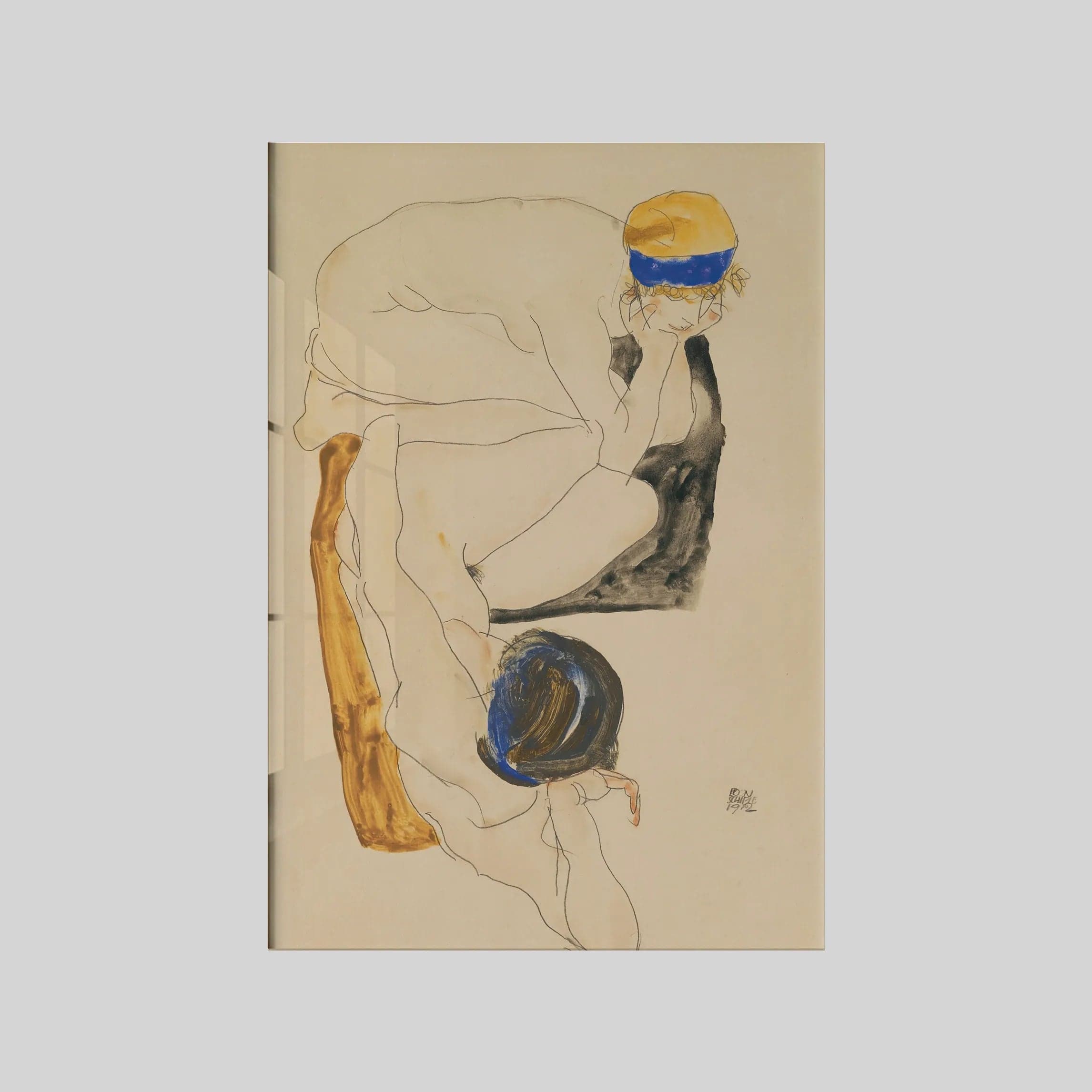 Two Reclining Figures ( 1912)