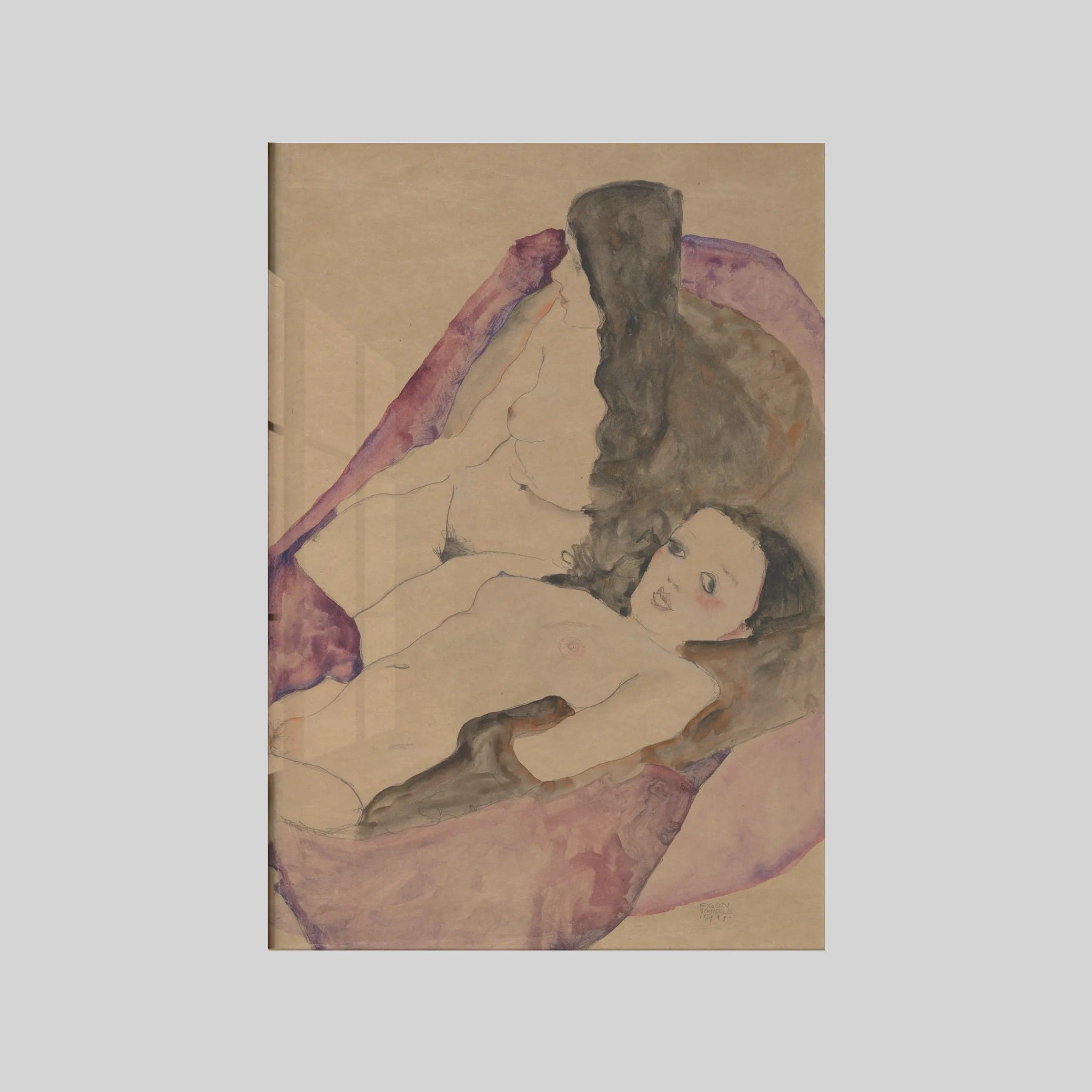 Two Reclining Nudes (1911)