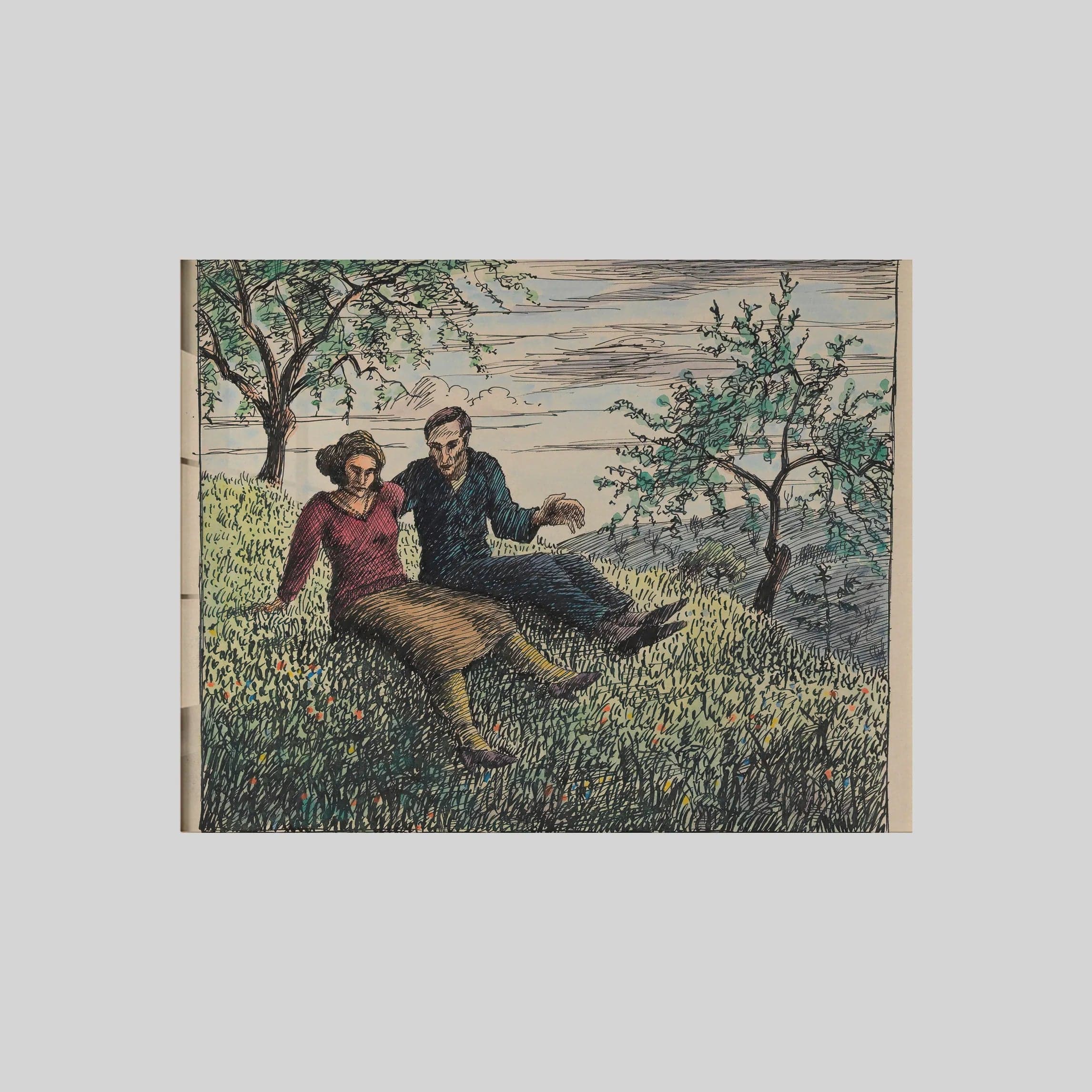 Unterredung im Grase (ca. 1925)