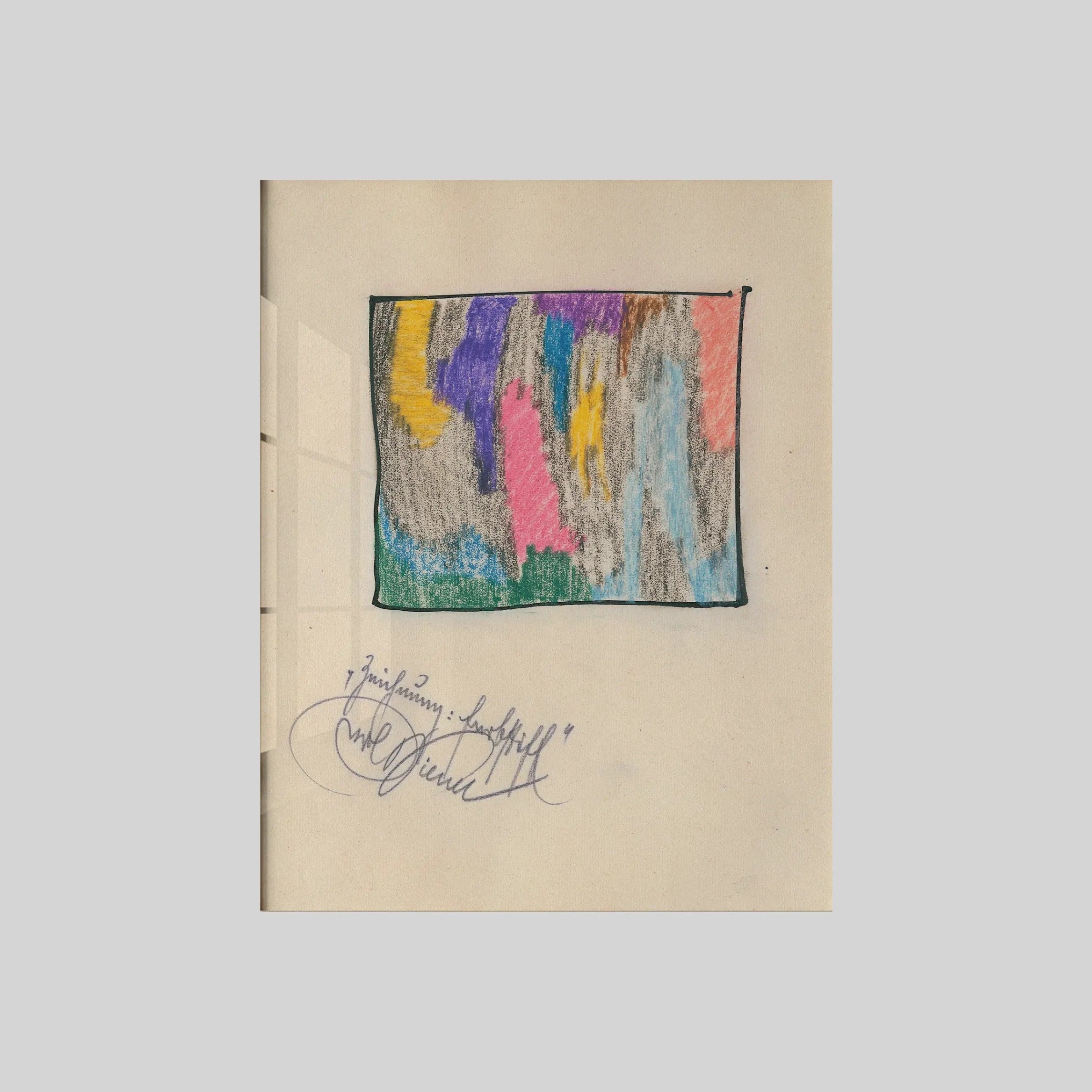 Zeichnung; Farbstift (around 1923)