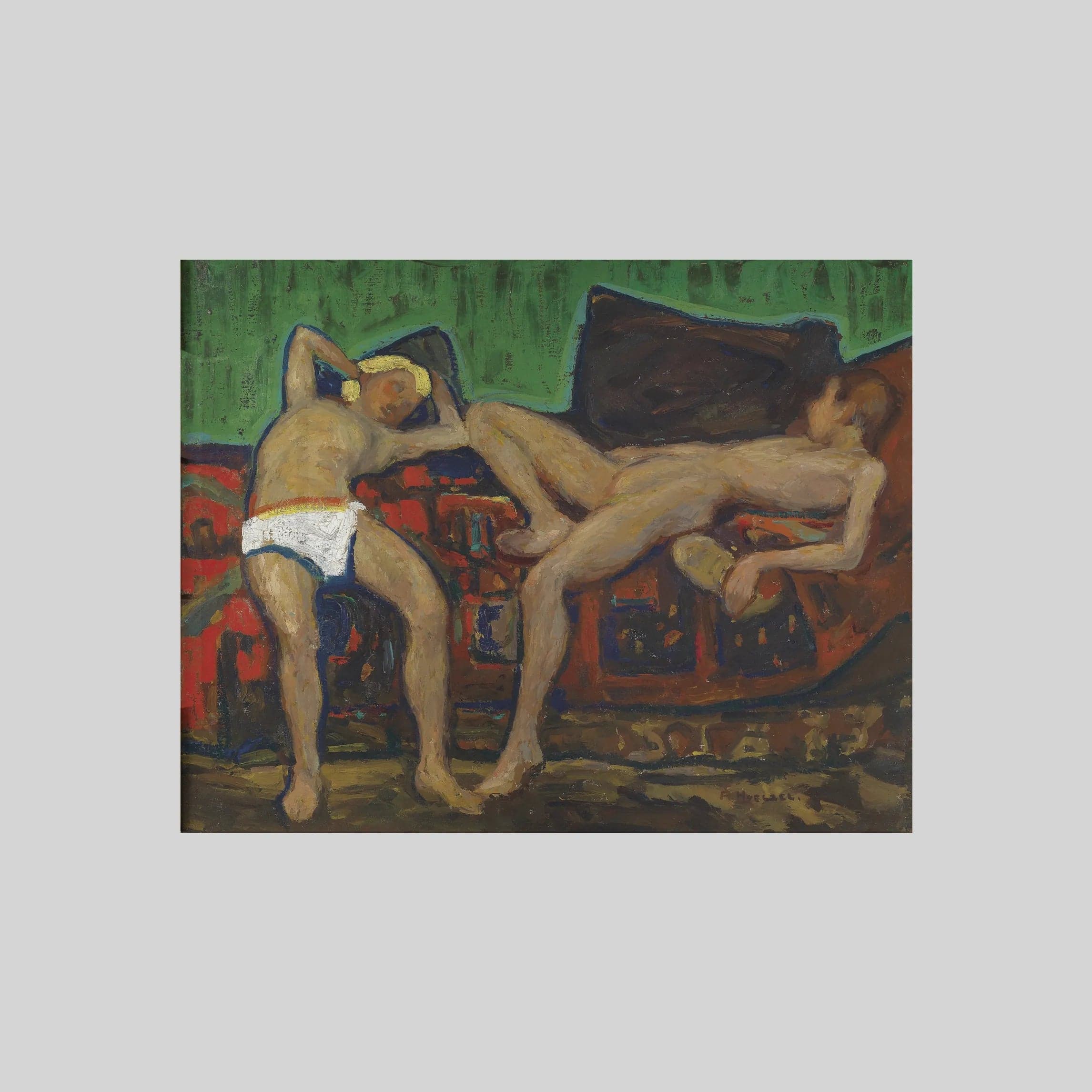 Zwei ruhende Akte (c1908)